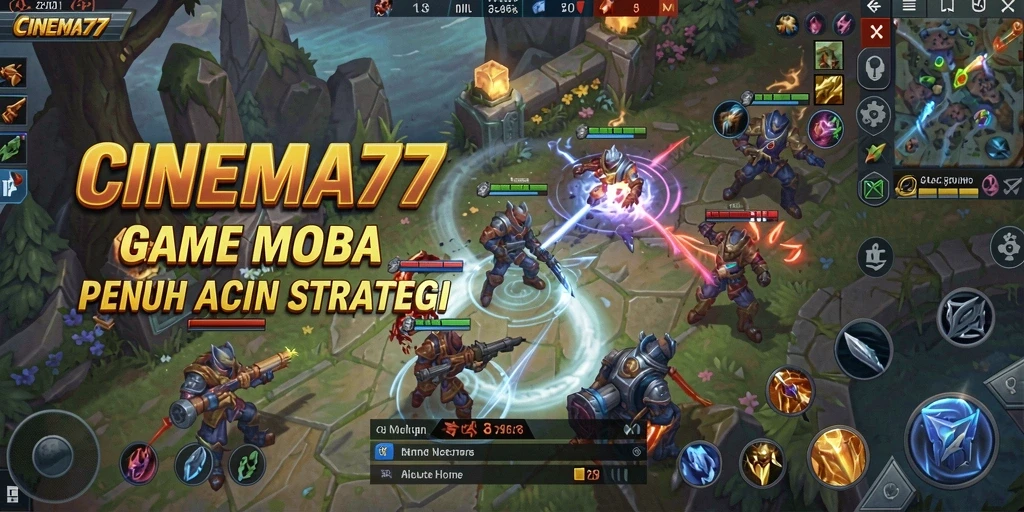Tampilan yang menegangkan dalam pertempuran MOBA di CINEMA77.