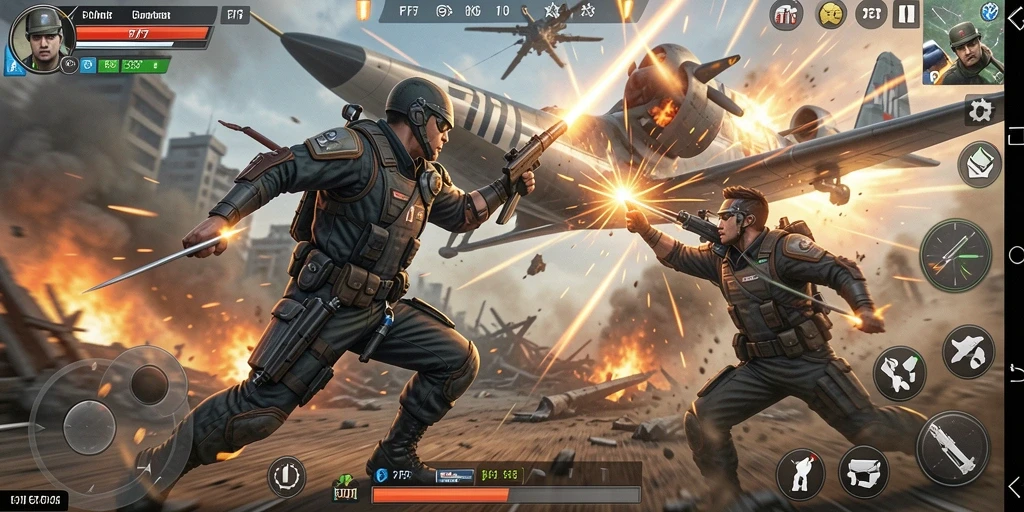 Tampilan gameplay F7F7 yang penuh aksi dan menegangkan.