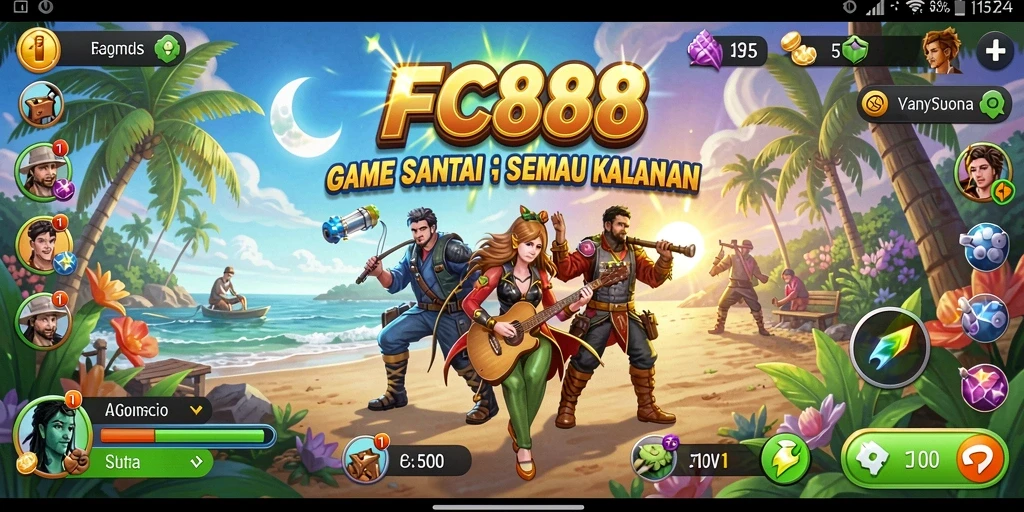 Gameplay seru FC888 dengan tantangan menarik di setiap level.