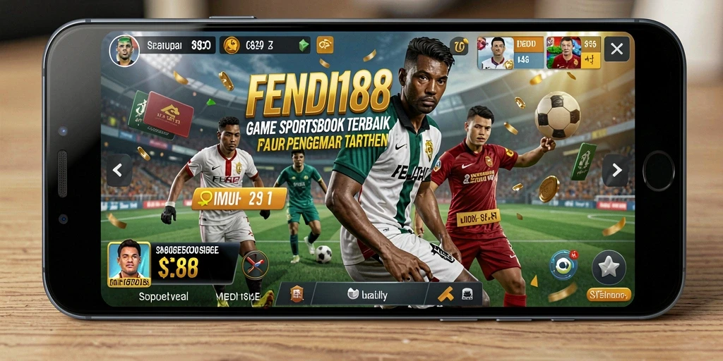 Tampilan utama FENDI188 dengan berbagai opsi taruhan olahraga.