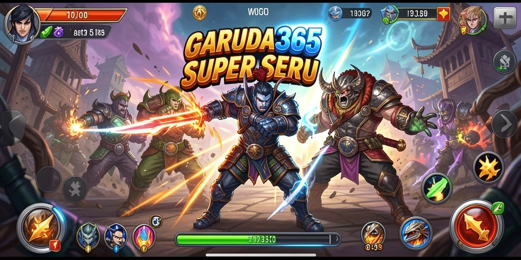 Tampilan pertarungan GARUDA365 dengan grafis memukau dan aksi mendebarkan.