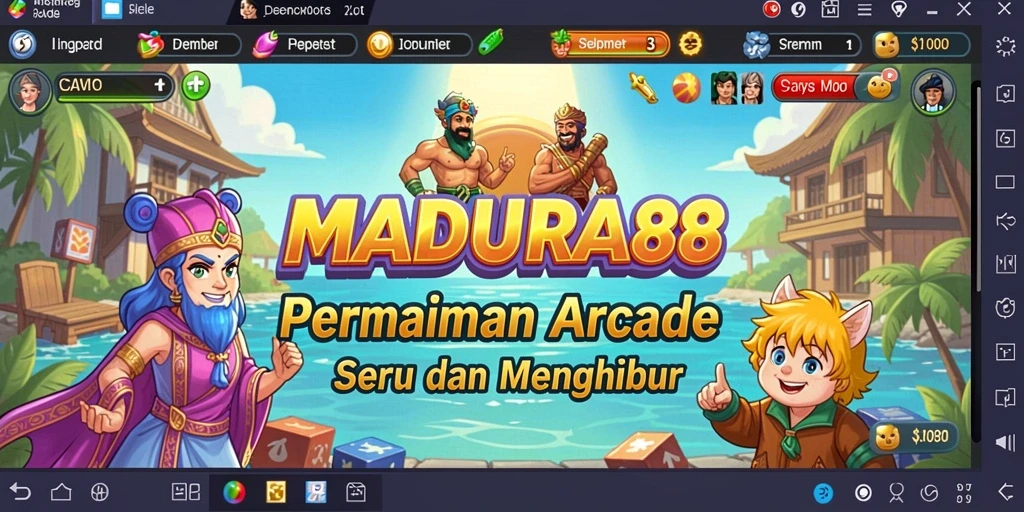 Tampilan gameplay seru dari MADURA88 yang menarik perhatian pemain.