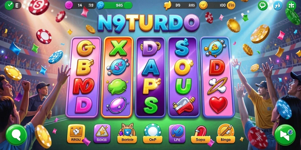 Tampilan gameplay N9TURBO yang seru dan interaktif.