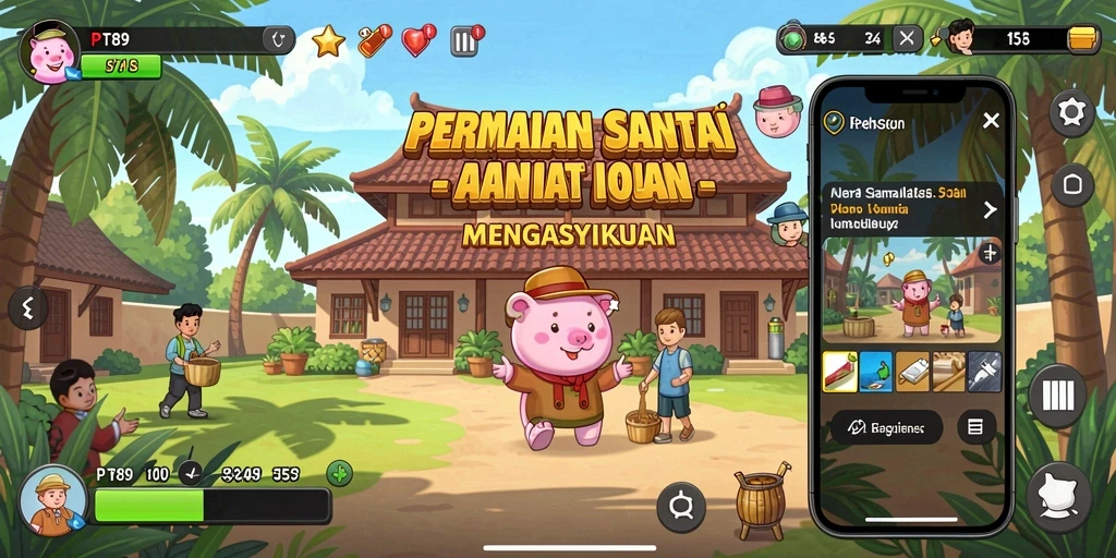 Tampilan gameplay PT89 yang menawan dan seru.