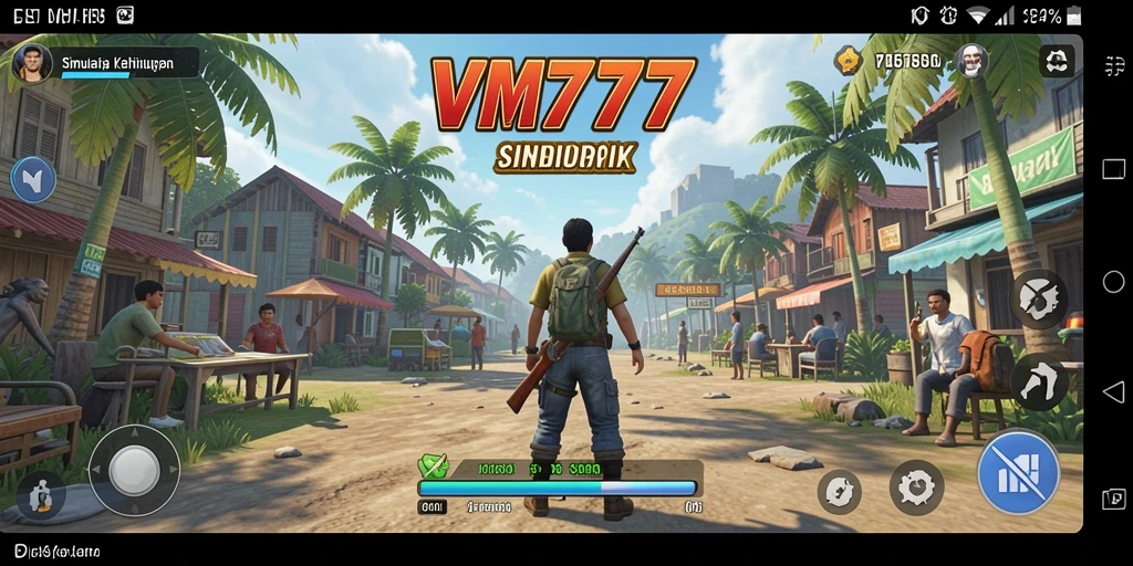 Tampilan gameplay menarik di VM777 dengan berbagai aktivitas simulasi.
